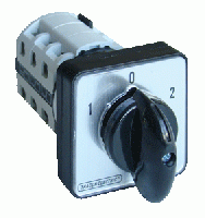 Krabicový reverzačný vačkový prepínač motora, 1-0-2 